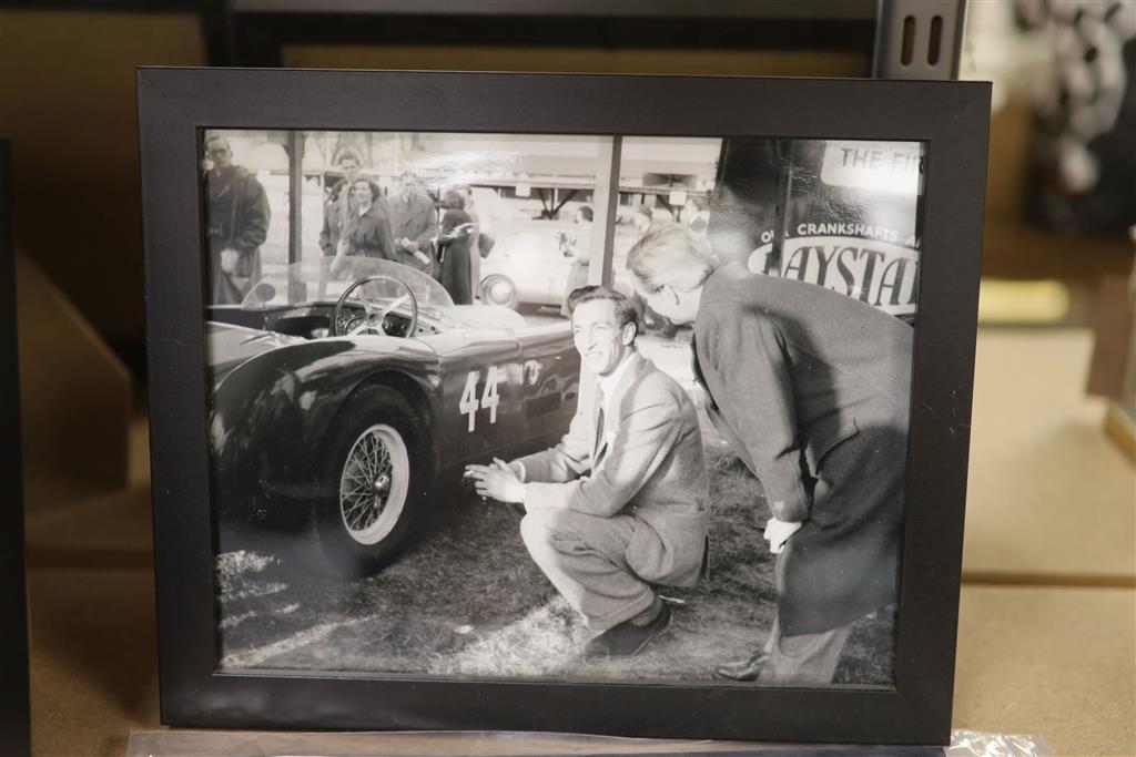 Twenty three photographs and negatives taken at a Goodwood meeting in 1955. Unpublished and no copyright, including Graham Hill
